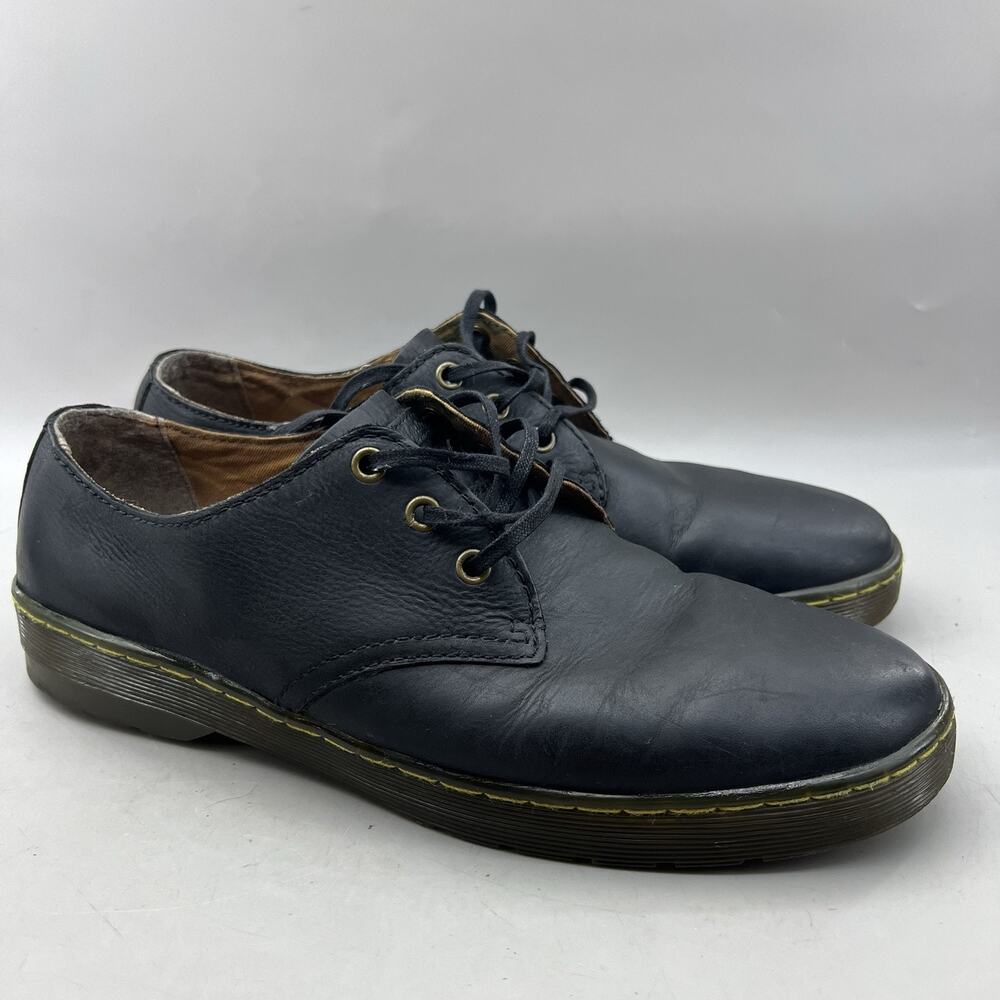 Dr. Martens Coronado Casual Shoes Men Size 11 Black Leather Comfort Low Sneakers